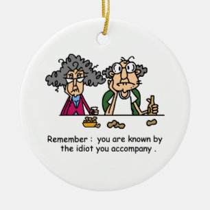 Idioot Company Keramisch Ornament