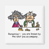 Idioot Company Magneet (Voorkant)