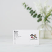 Idioot Company Visitekaartje (Staand voorkant)