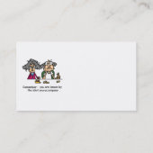 Idioot Company Visitekaartje (Achterkant)