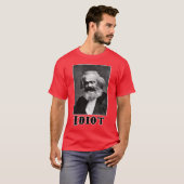 Idioot: Karl Marx T-shirt (Voorkant volledig)
