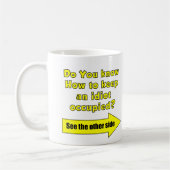 Idioot-mok Koffiemok (Links)