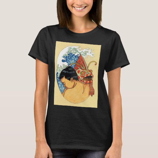 Idioot vissen t-shirt (Voorkant)