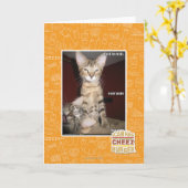 Idioot Vrienden Kaart (Gele Bloem)