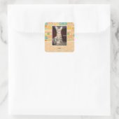 Idioot Vrienden Vierkante Sticker (Tas)