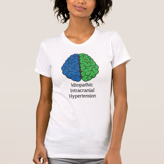 Idiopathische Intracraniale Hypertensie Brain Shir T-shirt (Voorkant)