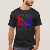 Idiopathische pulmonaire fibrosesurft t-shirt (Voorkant)