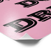 IDIOT DO DRUGS POSTER (Hoek)