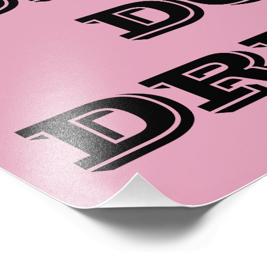 IDIOT DO DRUGS POSTER (Hoek)