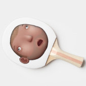 Idiot Face Tafeltennisbatje (Zijkant)