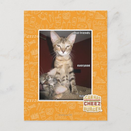 Idiot Friends Briefkaart (Voorkant)