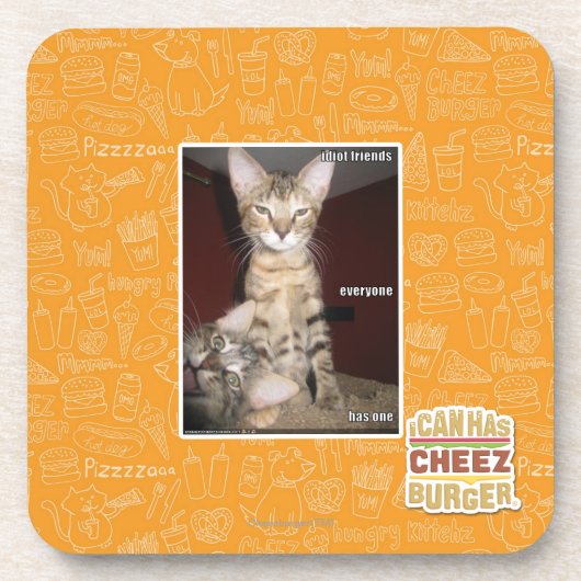 Idiot Friends Drankjes Onderzetter (Voorkant)