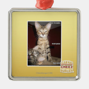 Idiot Friends Metalen Ornament