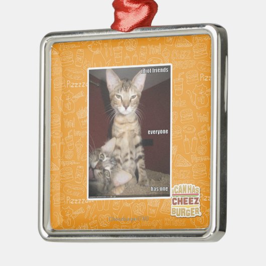 Idiot Friends Metalen Ornament (Links)