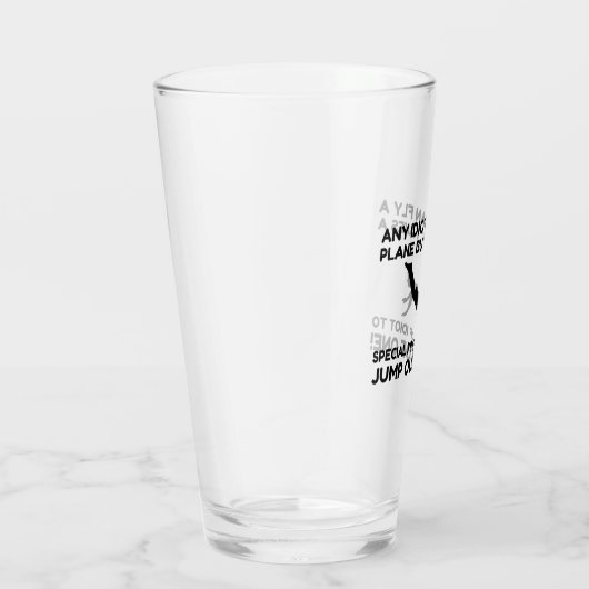 IDIOT SKYDIVING GLAS (Rechts)