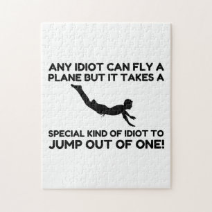 IDIOT SKYDIVING LEGPUZZEL