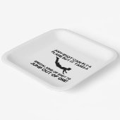 IDIOT SKYDIVING PAPIEREN BORDJE (Gebogen)