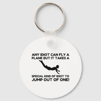 IDIOT SKYDIVING SLEUTELHANGER