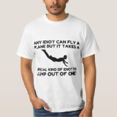IDIOT SKYDIVING T-SHIRT (Voorkant)