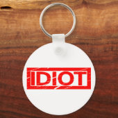 Idiot Stamp Sleutelhanger (Voorkant)