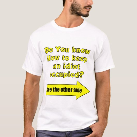 Idiot T-shirt (Voorkant)