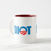 IDIOT TWEEKLEURIGE KOFFIEMOK (Voorkant links)