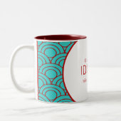 Idioten ruïneren... tweekleurige koffiemok (Links)