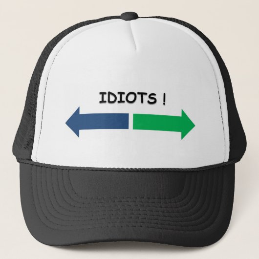 idioten trucker pet (Voorkant)