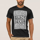 idioten zijn mijn gratis ticket grappig Tshirt (Voorkant)