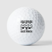 Idiots Happen Funny Bird Quote Gifts  Golfballen (Voorkant)