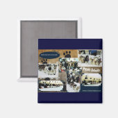 Iditarod 2010 magneet (Voorkant / Achterkant)