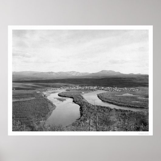 Iditarod, Alaska Birdseye 1914 Poster (Voorkant)