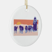 Iditarod Keramisch Ornament (Rechts)