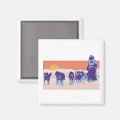 Iditarod Magneet (Voorkant / Achterkant)