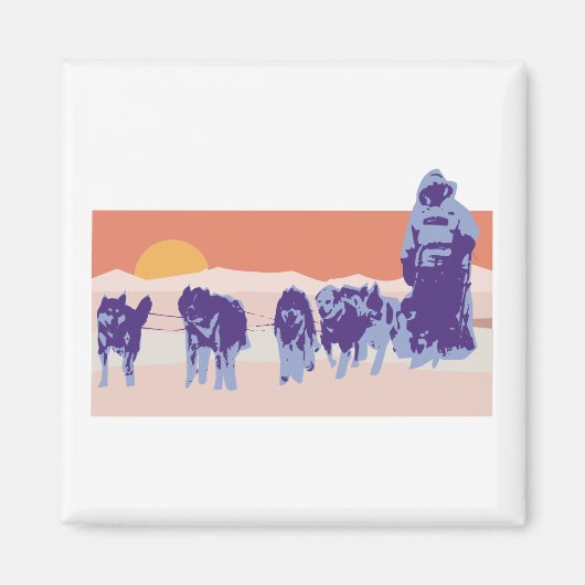 Iditarod Magneet (Voorkant)