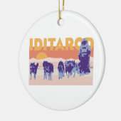 Iditarod Race Keramisch Ornament (Links)