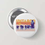 Iditarod Race Ronde Button 5,7 Cm (Voorkant /achterkant)
