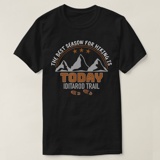 Iditarod Trail Gift T-shirt (Design voorkant)
