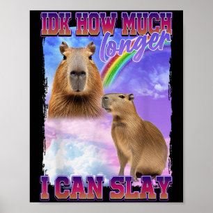 IDK Hoeveel langer ik Capibara kan doden Poster