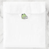 IDK Kikker Sticker Schattige Negeer Kikker Minimaa (Tas)