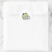 IDK Kikker Sticker Schattige Negeer Kikker Minimaa (Tas)