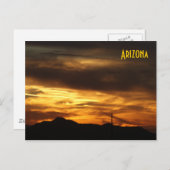 IDKP Arizona sunset-postkaart Briefkaart (Voorkant / Achterkant)