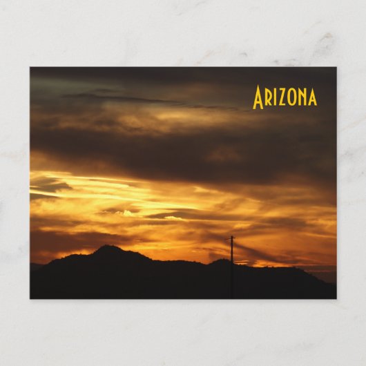 IDKP Arizona sunset-postkaart Briefkaart (Voorkant)