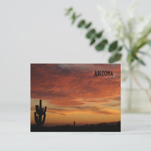 IDKP Arizona sunset-postkaart Briefkaart (Staand voorkant)