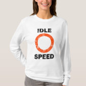 IDLE SNELHEID Nautische startstijl T-shirt (Voorkant)
