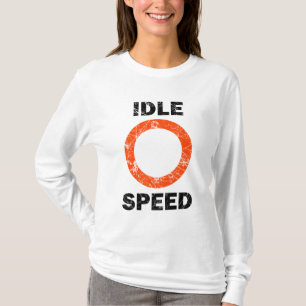 IDLE SNELHEID Nautische startstijl T-shirt