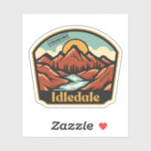 Idledale, Colorado Sticker (Vel)