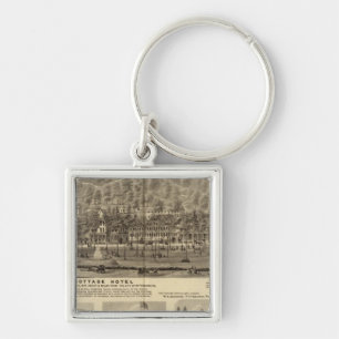 Idlewood Cottage Hotel bij Pittsburgh Sleutelhanger