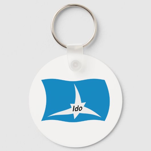 Ido Flag Sleutelhanger (Voorkant)