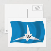 Ido-vlag-postkaart Briefkaart (Voorkant / Achterkant)